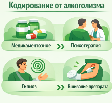 кодирование от алкоголизма в Янауле Санати